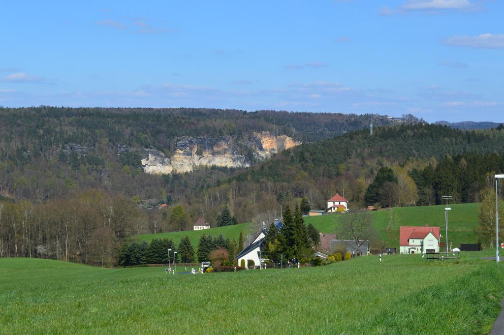 Haus Abendsonne Lägenhet Stadt Wehlen Exteriör bild