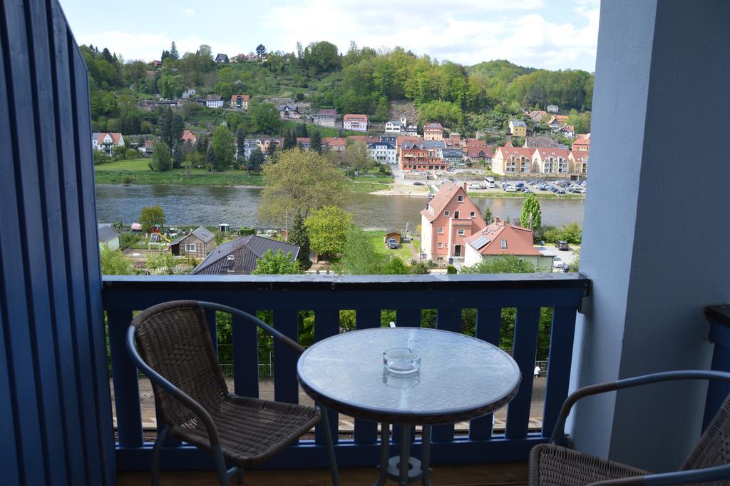 Haus Abendsonne Lägenhet Stadt Wehlen Exteriör bild