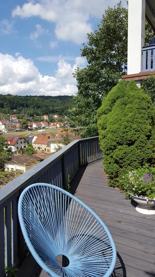 Haus Abendsonne Lägenhet Stadt Wehlen Exteriör bild